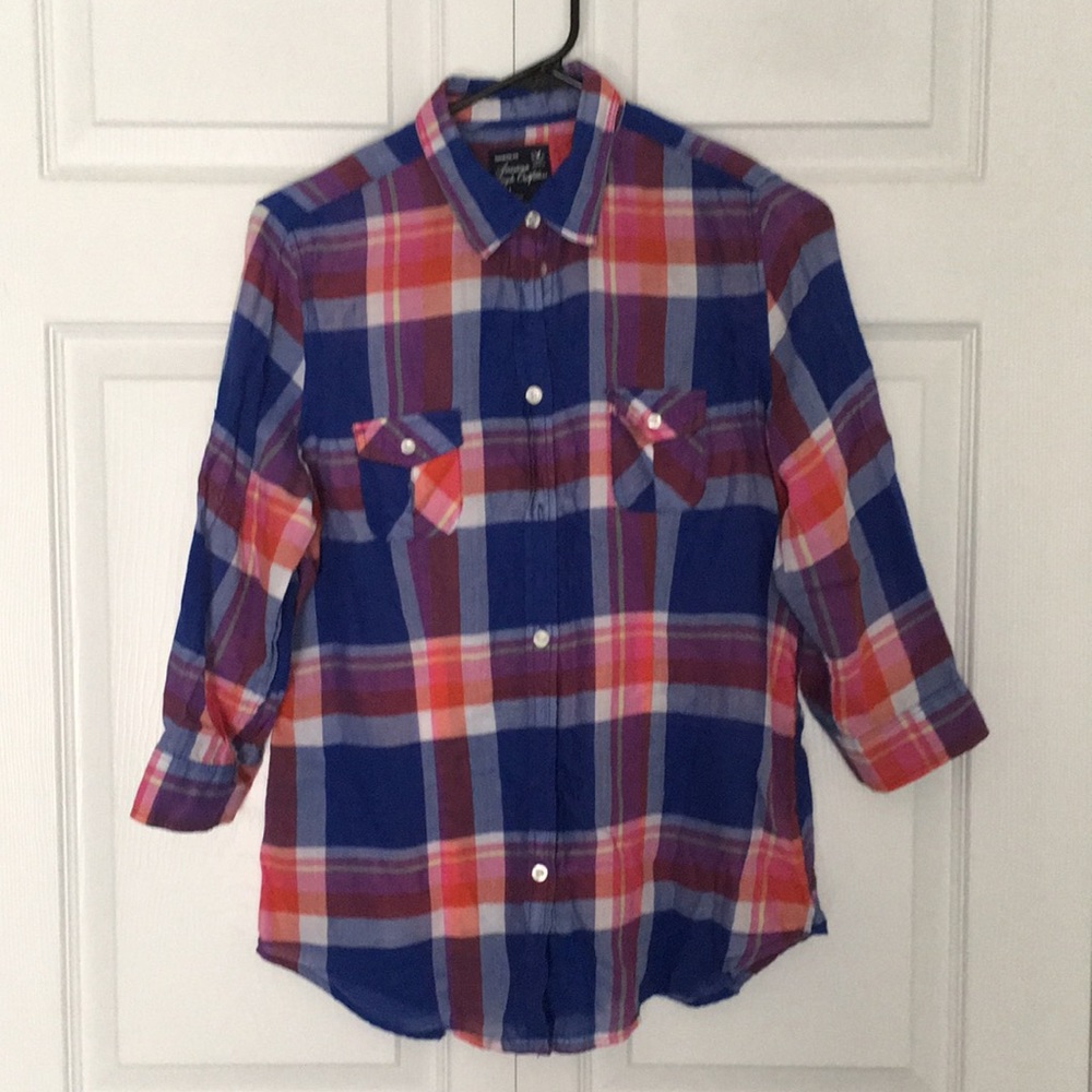 American Eagle favorite fit 3/4 sleeve shirt